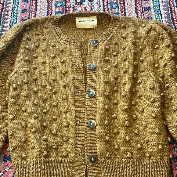 Misha&puff/Popcorn Cardigan/ bloomer